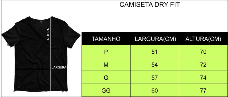 Camiseta masculina Dry Fit Acorde cada dia mais forte